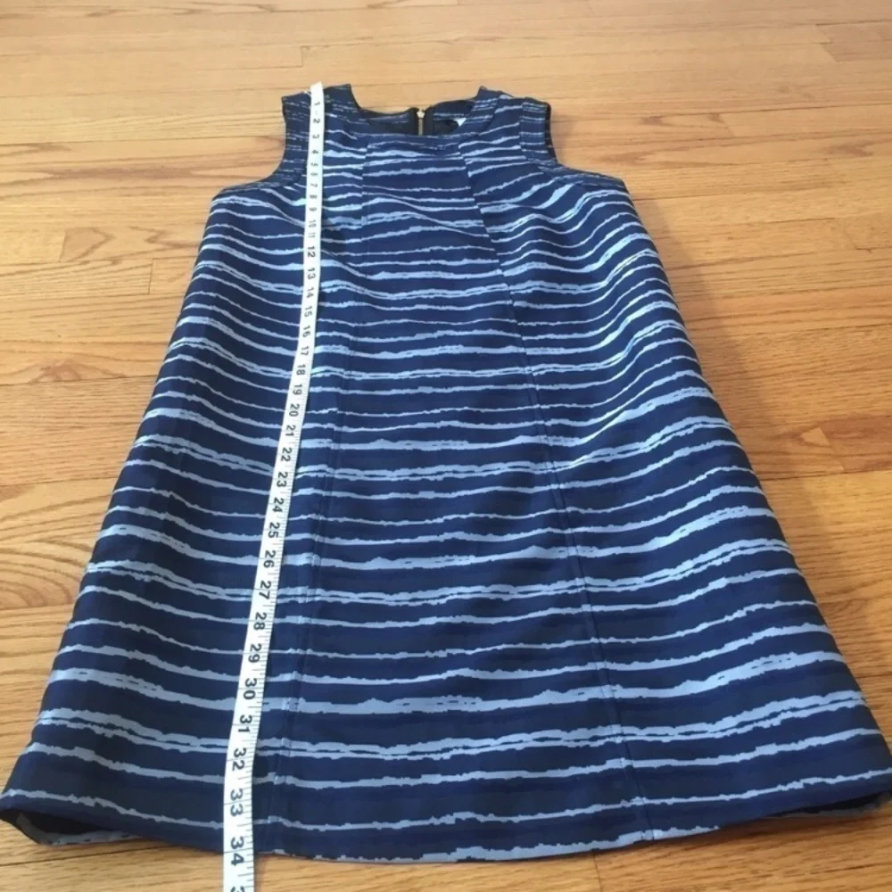 Kensie One Piece Navy stripped Knee High Dress - Picture 8 of 8